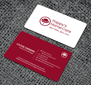 Diseño de Tarjeta de Presentación por Sun Moon Graphic Designer para Poppy's Home Care | Diseño: #34580065