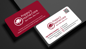 Business Card Design by designer1975 for Poppy's Home Care | Design: #34586958