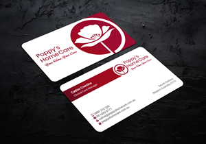 Diseño de Tarjeta de Presentación por LAXMI DESIGNHUB para Poppy's Home Care | Diseño: #34580939