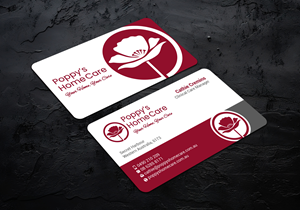 Diseño de Tarjeta de Presentación por LAXMI DESIGNHUB para Poppy's Home Care | Diseño: #34580948