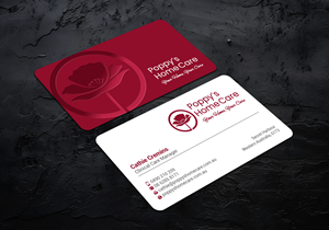 Diseño de Tarjeta de Presentación por LAXMI DESIGNHUB para Poppy's Home Care | Diseño: #34580961