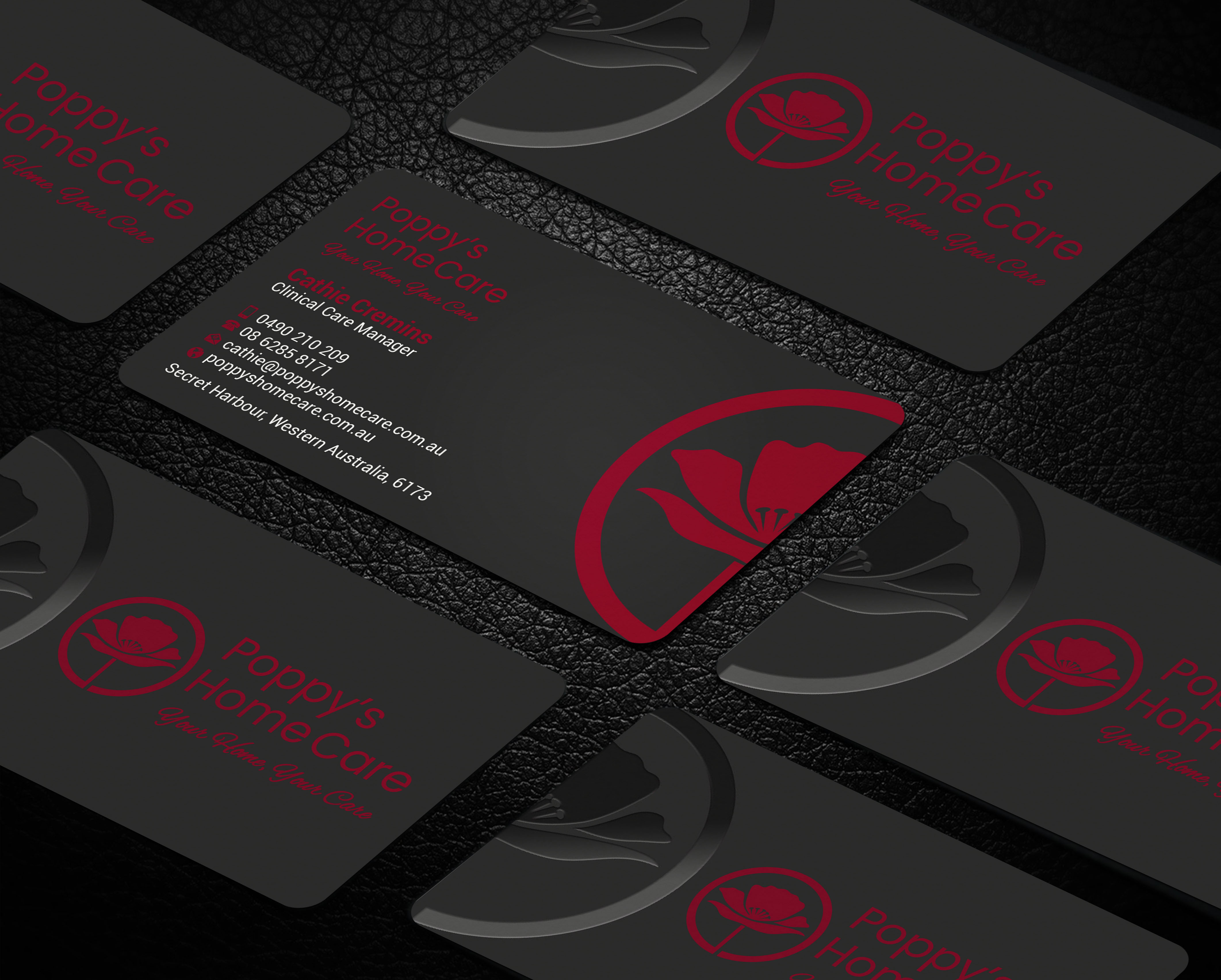 Diseño de Tarjeta de Presentación por LAXMI DESIGNHUB para Poppy's Home Care | Diseño #34596364