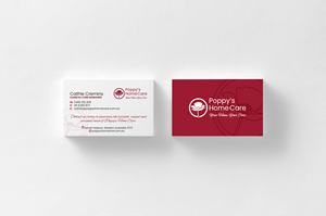 Business Card Design by macwork for Poppy's Home Care | Design: #34588507