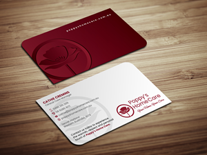 Diseño de Tarjeta de Presentación por Magic of Art para Poppy's Home Care | Diseño #34579996