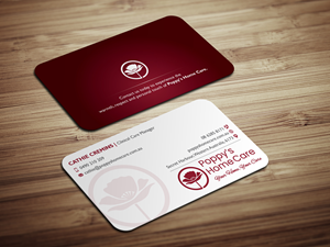 Business Card Design by Magic of Art for Poppy's Home Care | Design: #34579998