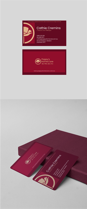 Business Card Design by saifysyed Studio for Poppy's Home Care | Design: #34586387