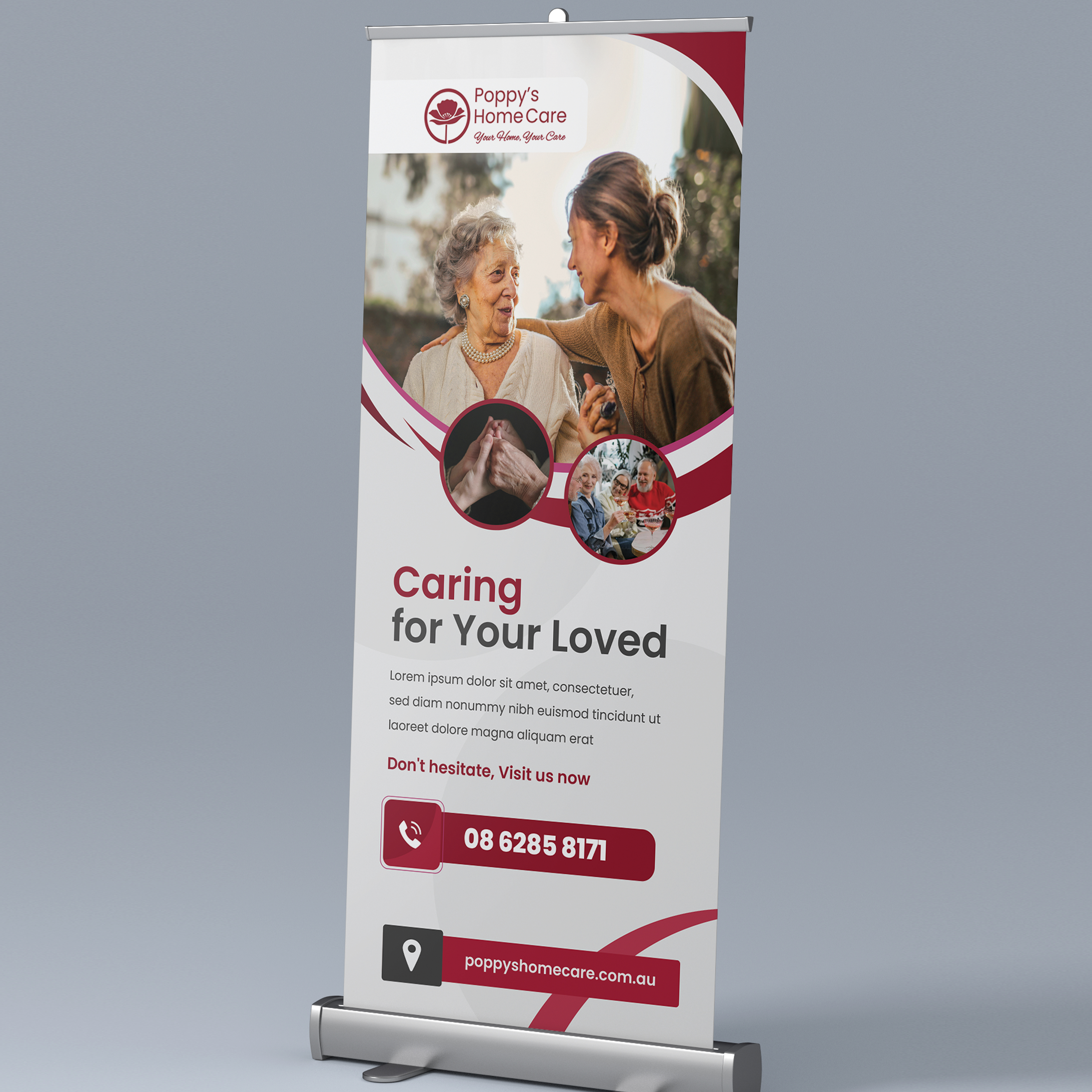 Trade Show Booth Design by Osama Soliman for Poppy's Home Care | Design #34580102