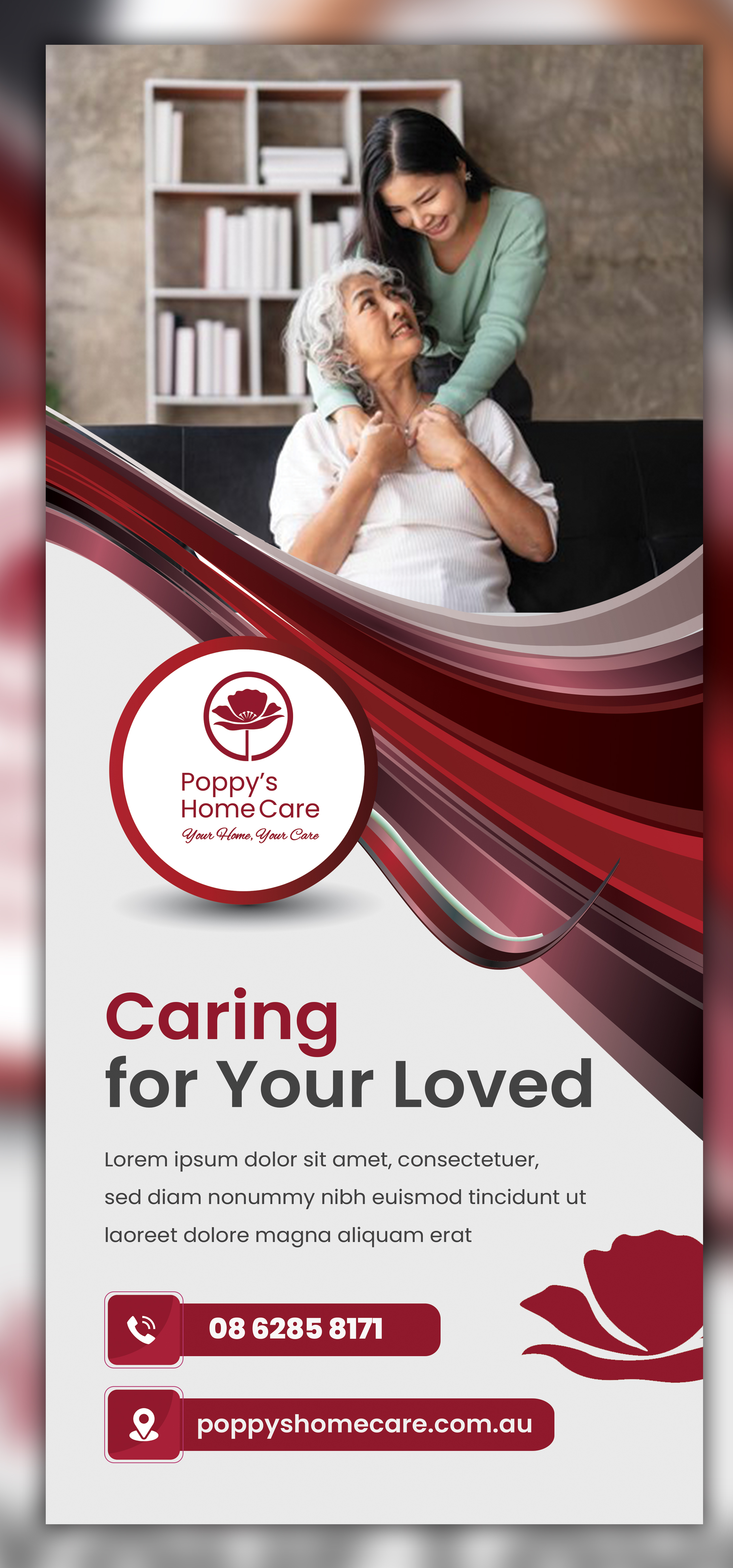 Trade Show Booth Design by Osama Soliman for Poppy's Home Care | Design #34605044