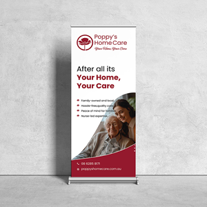 Trade Show Booth Design by YourLogoMaster for Poppy's Home Care | Design: #34599512