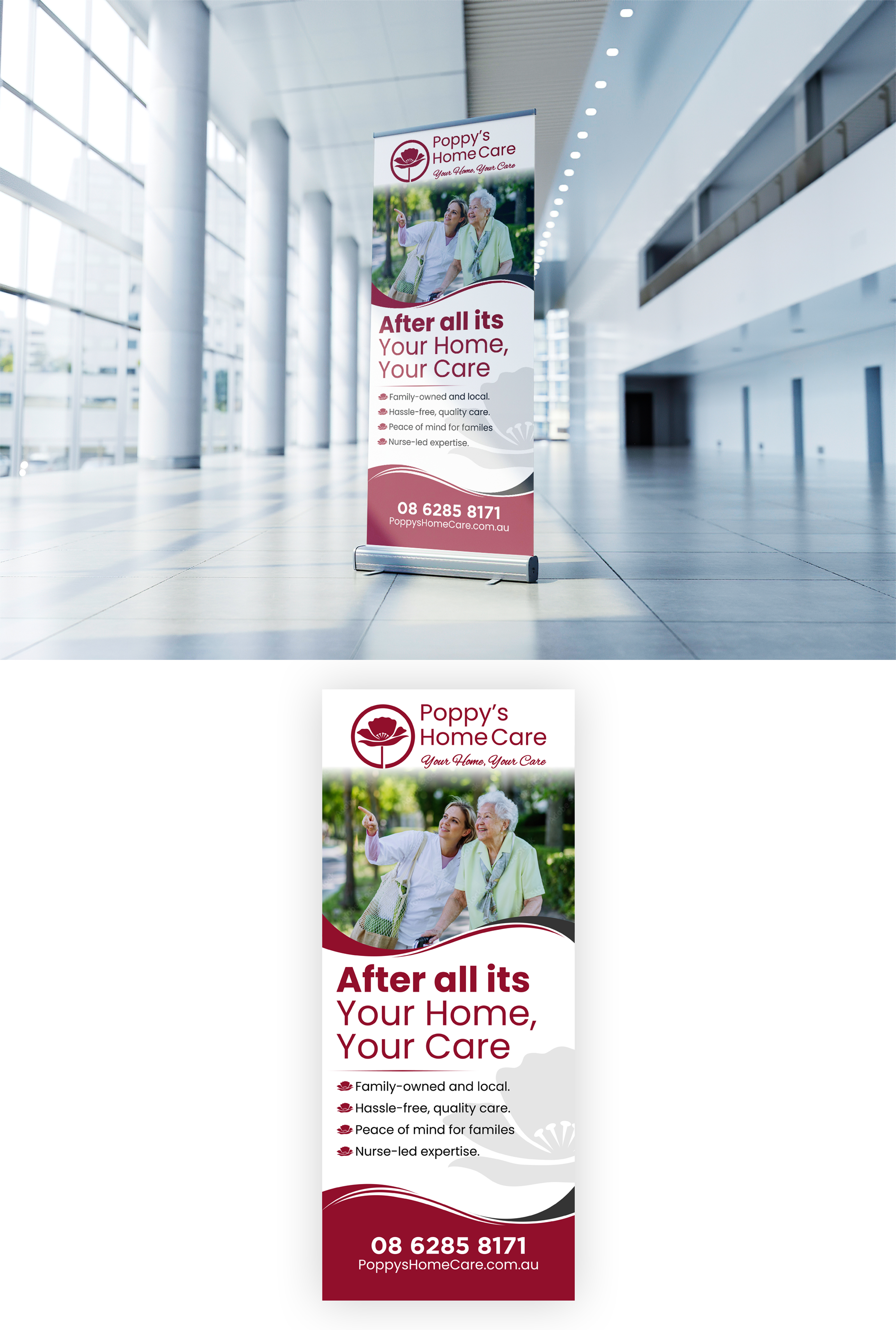 Trade Show Booth Design by VCreativeidea for Poppy's Home Care | Design #34591302