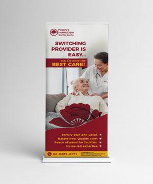 Trade Show Booth Design by Resolution -  Artistic Production Services for Poppy's Home Care | Design #34611799