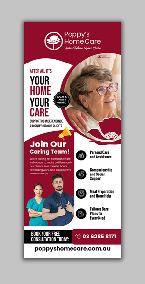 Trade Show Booth Design by debdesign for Poppy's Home Care | Design: #34610274