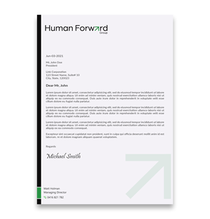 MS word document templates for consultancy
