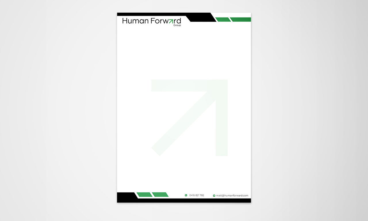Letterhead Design by mallikage for Human Forward Group | Design #34627815