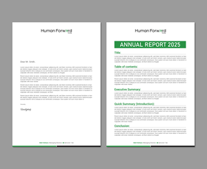 Briefkopf-Design von LAXMI DESIGNHUB für Human Forward Group | Design: #34589902