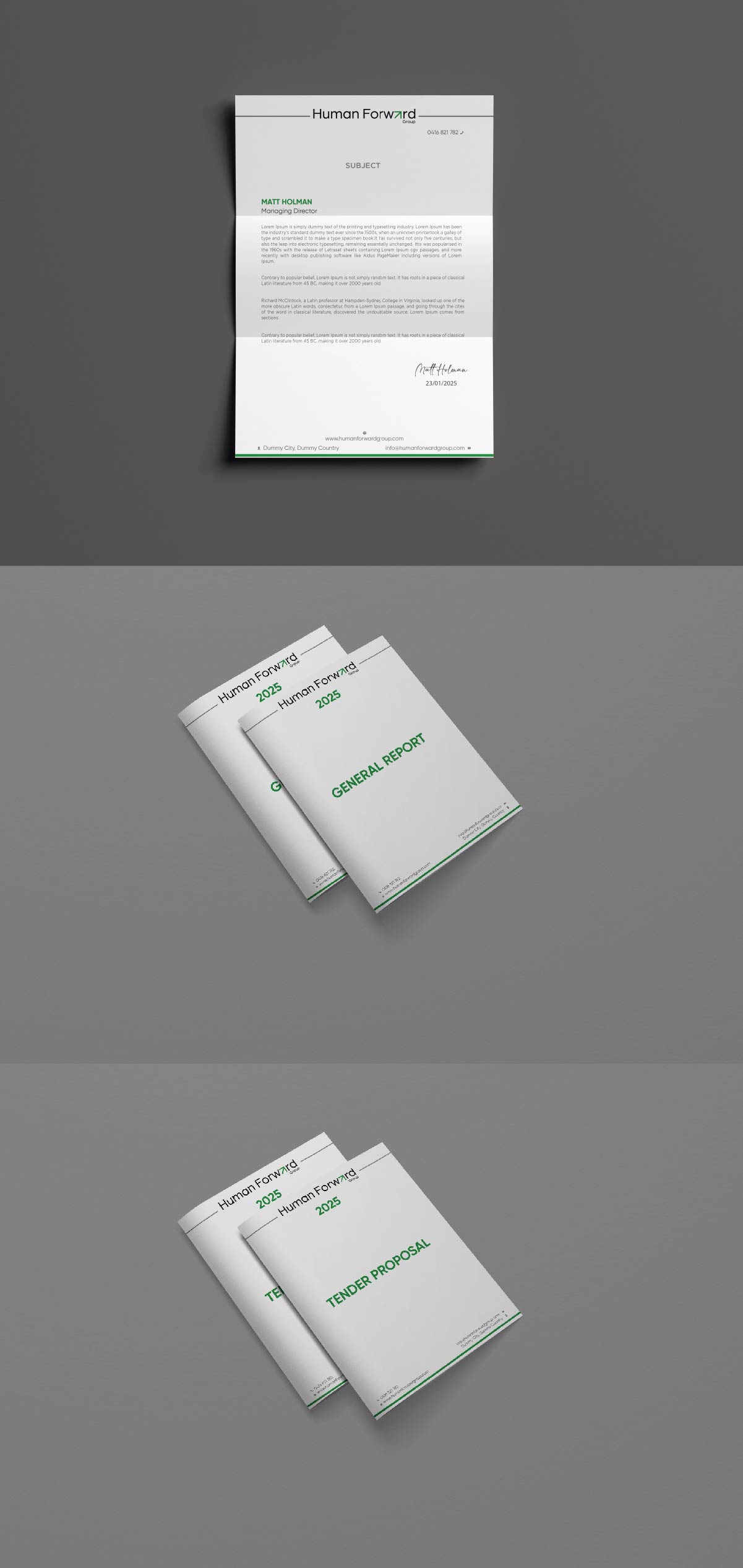 Briefkopf-Design von fly  design für Human Forward Group | Design #34599364