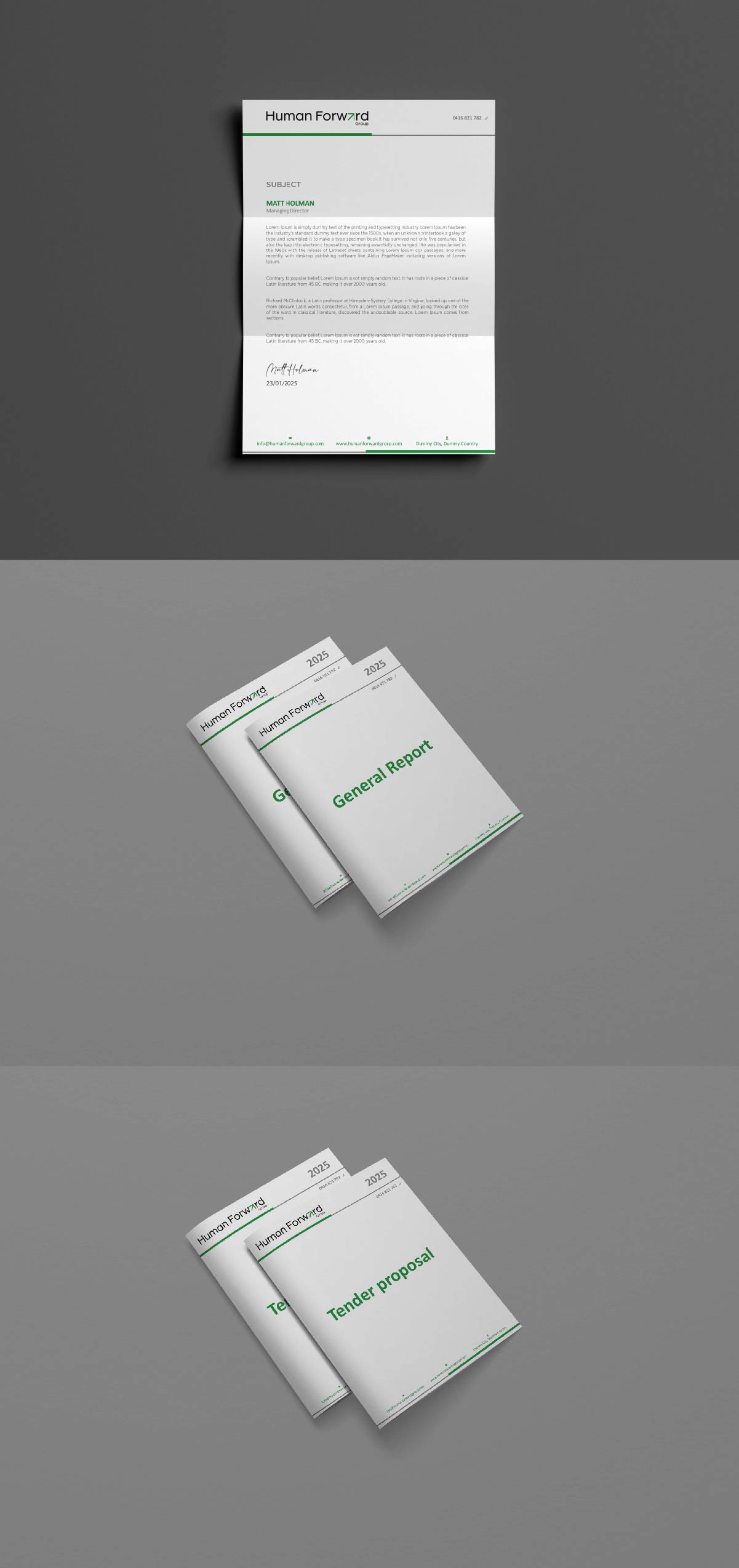 Briefkopf-Design von fly  design für Human Forward Group | Design #34624940