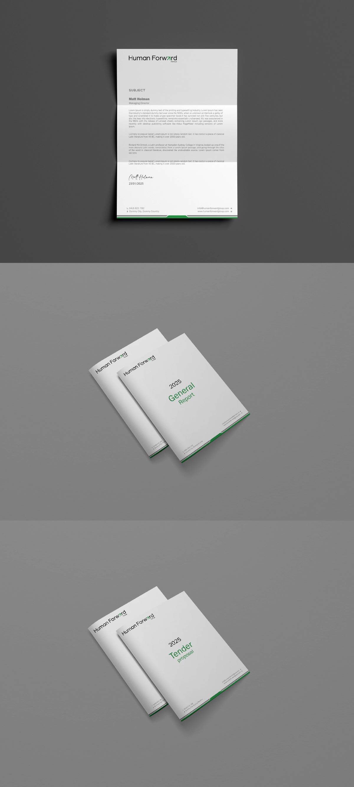 Briefkopf-Design von fly  design für Human Forward Group | Design #34624941