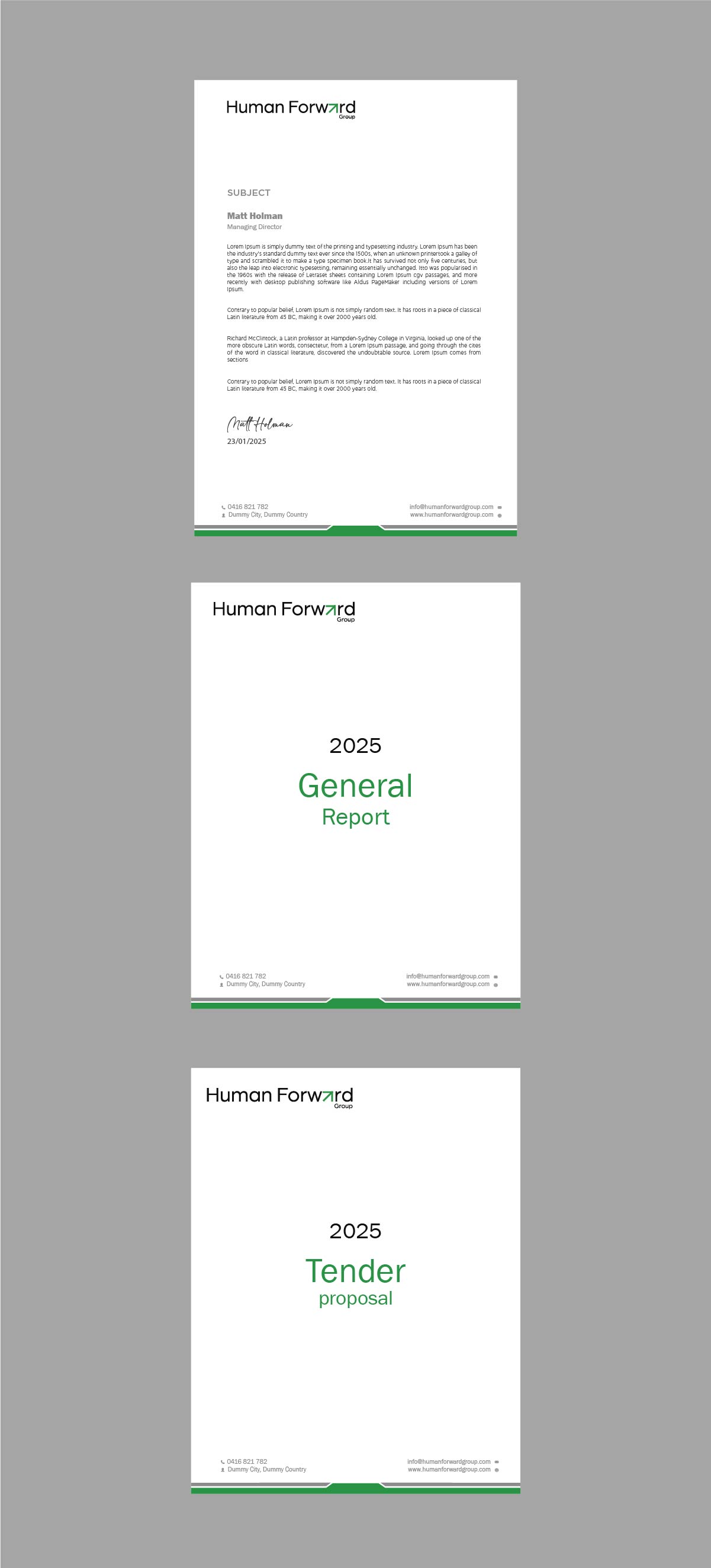 Briefkopf-Design von fly  design für Human Forward Group | Design #34624943