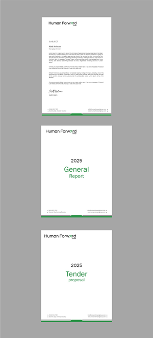 Briefkopf-Design von fly  design für Human Forward Group | Design: #34624943