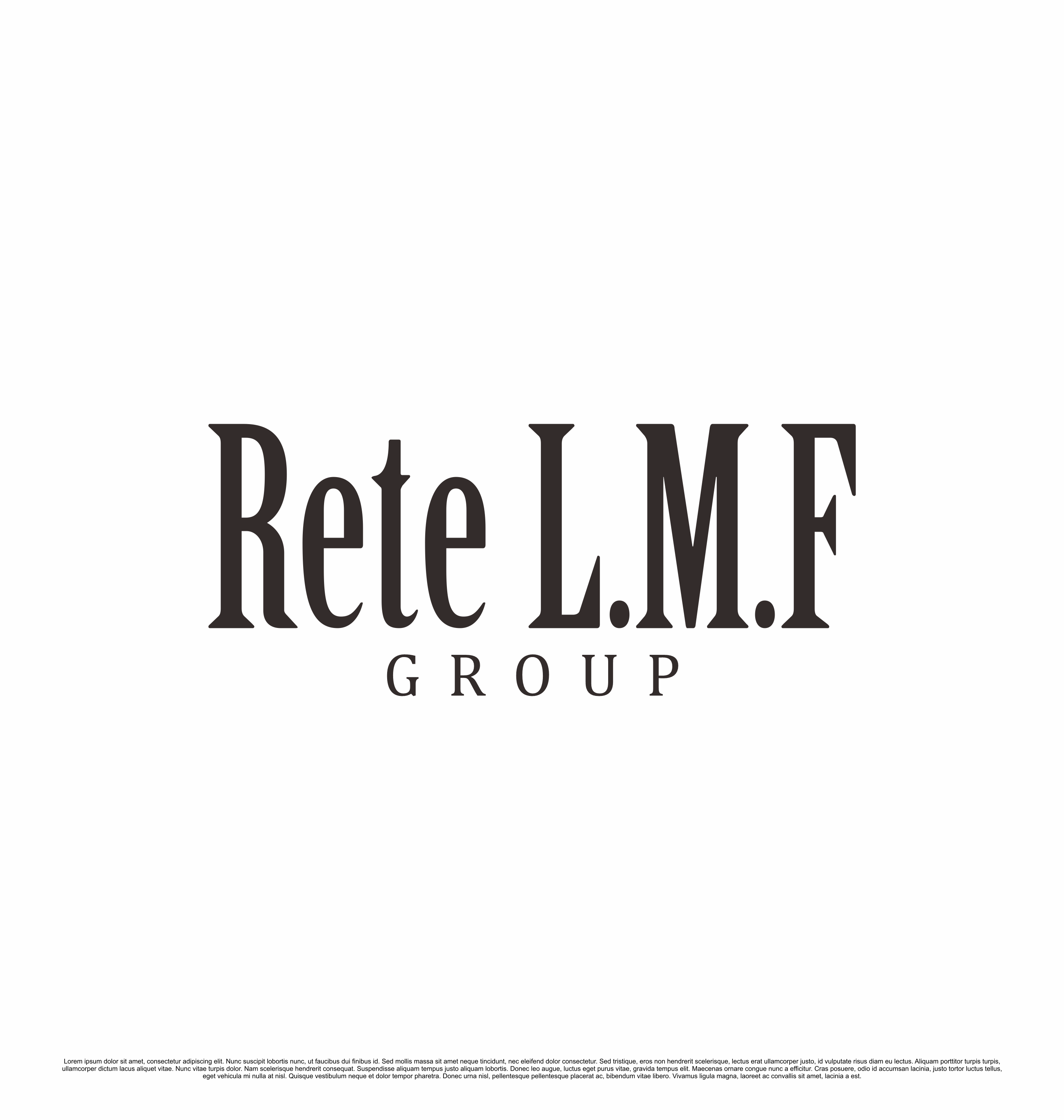 Logo-Design von saesean für RETE L.M.F. GROUP Via Brissogne, 11 - 10142 Torino Italy P.iva 13122140018 | Design #34592046