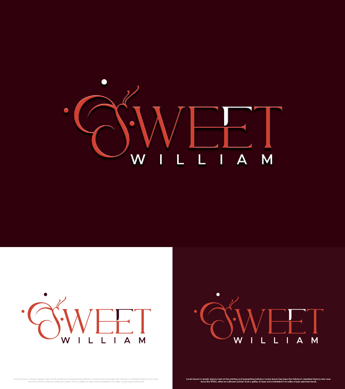 Logo Design by fly  design for Sweet William | Design #34591318