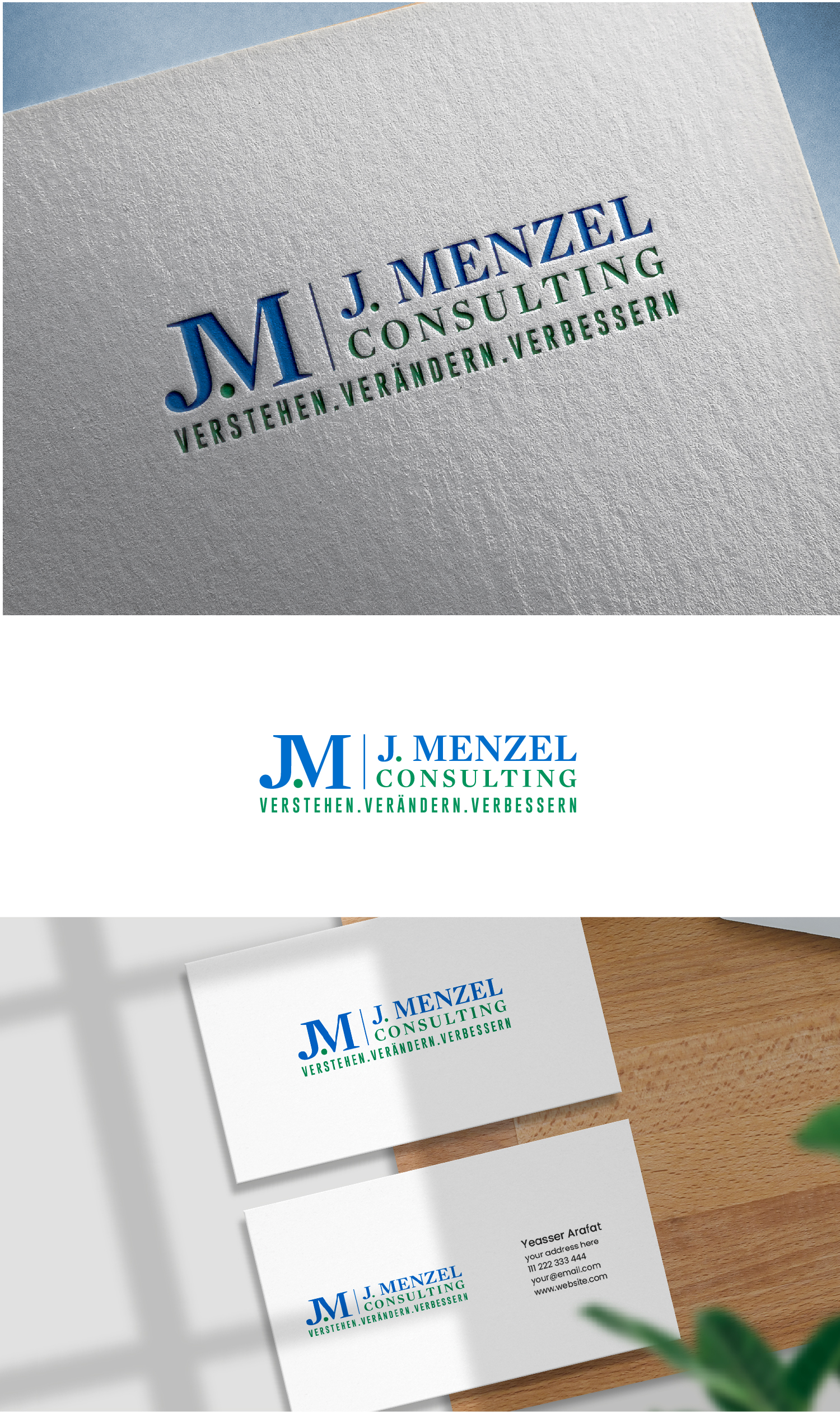 Logo Design by S.H Designs for J. Menzel Consulting | Design #34605867