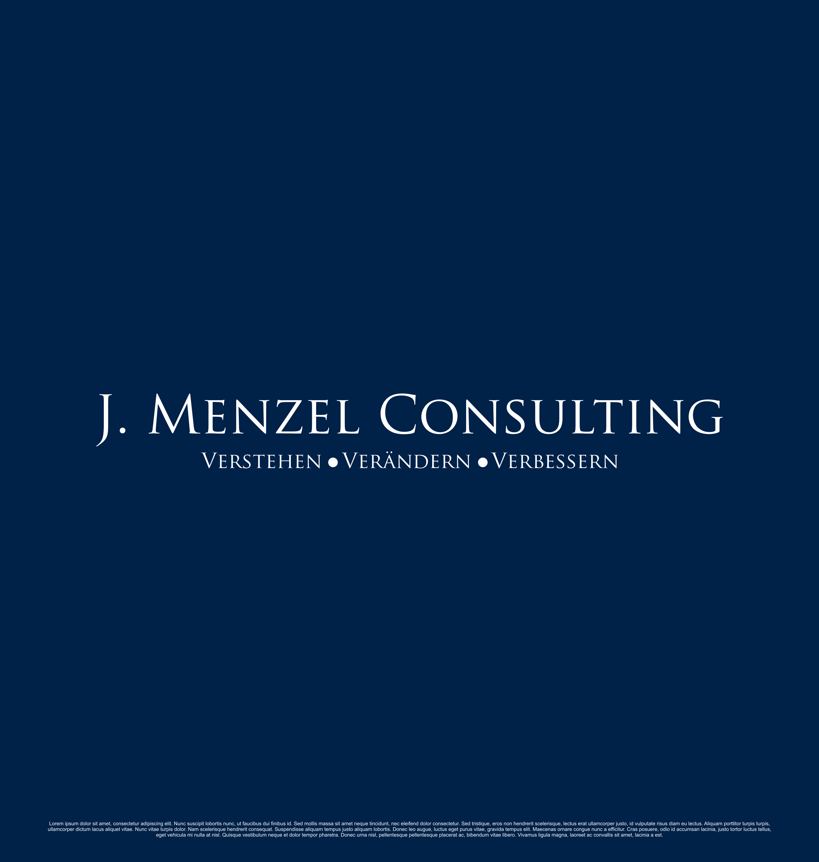 Logo Design by saesean for J. Menzel Consulting | Design #34601690