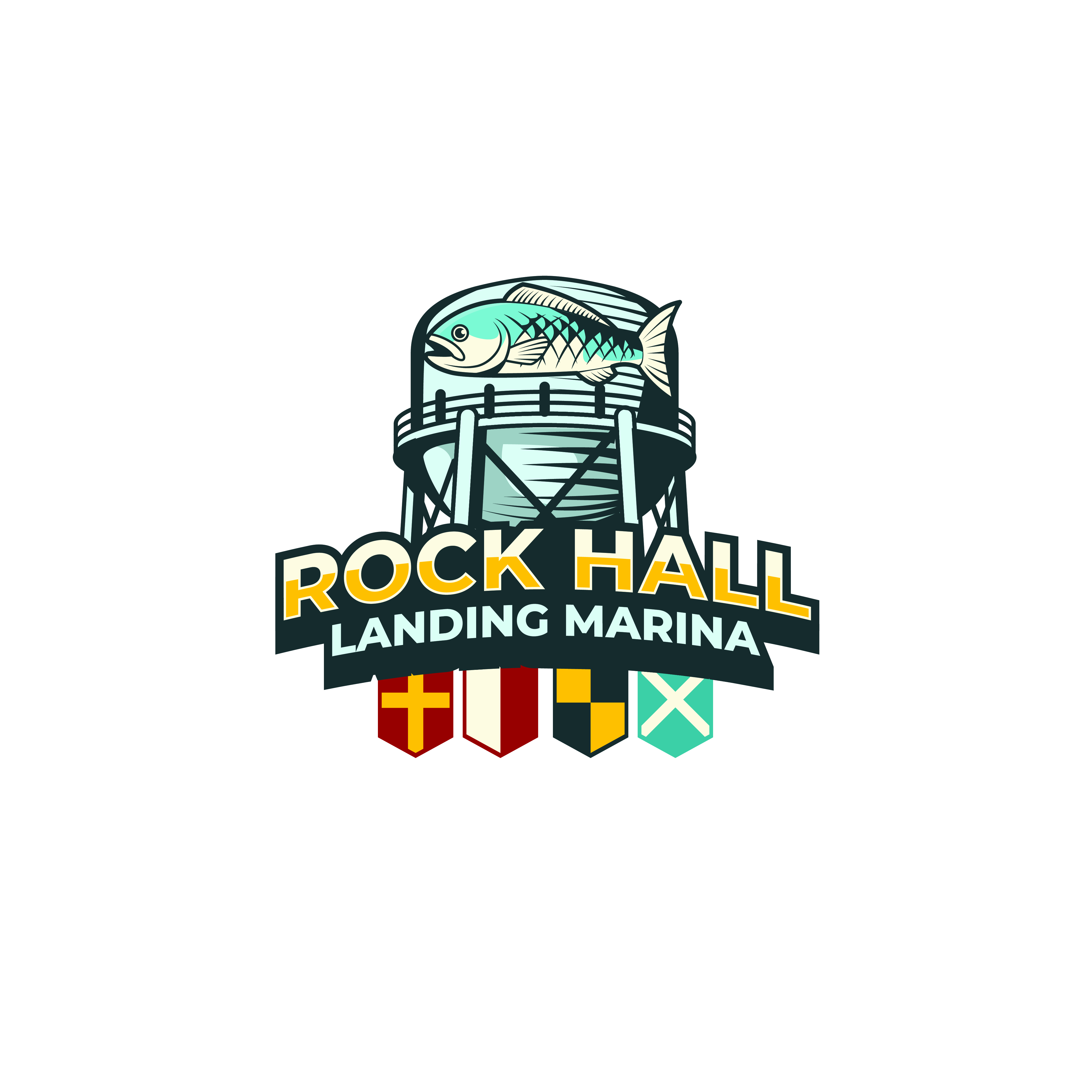Logo Design by PaoloP for Rock Hall Landing Marina, LLC | Design #34598069