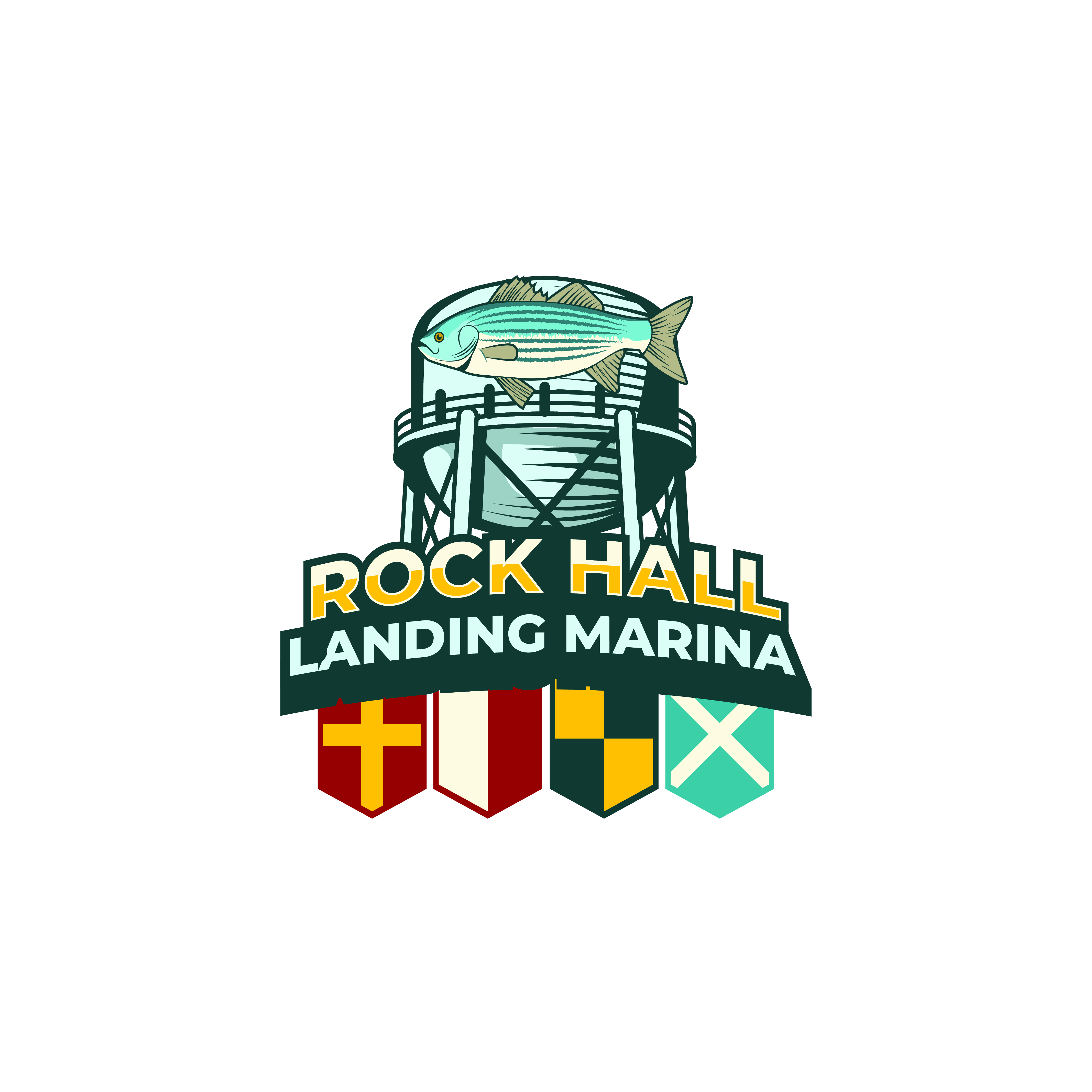 Logo Design by PaoloP for Rock Hall Landing Marina, LLC | Design #34634744