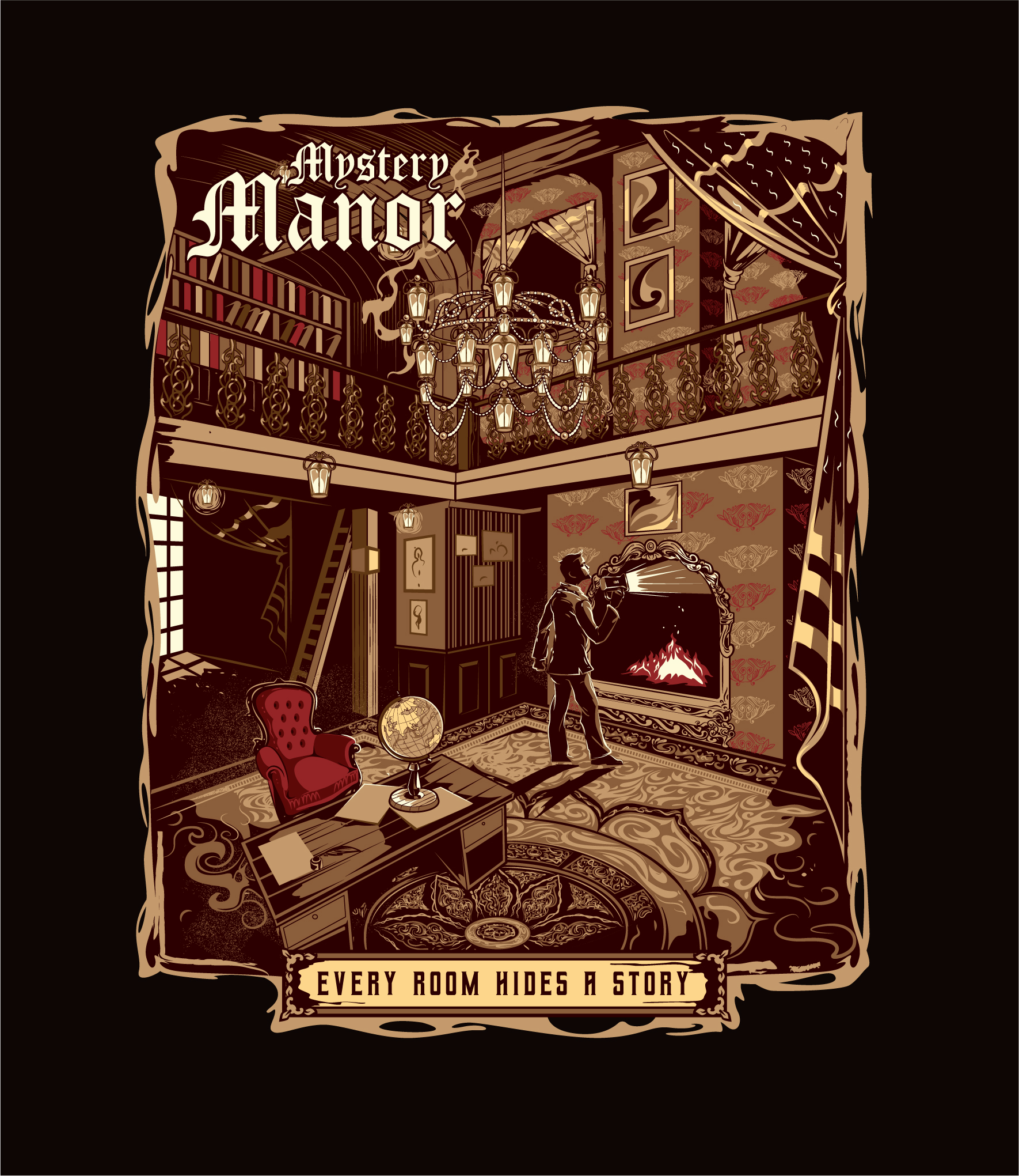 T-Shirt-Design von ally designs für Trapped Escape Game | Design #34717169