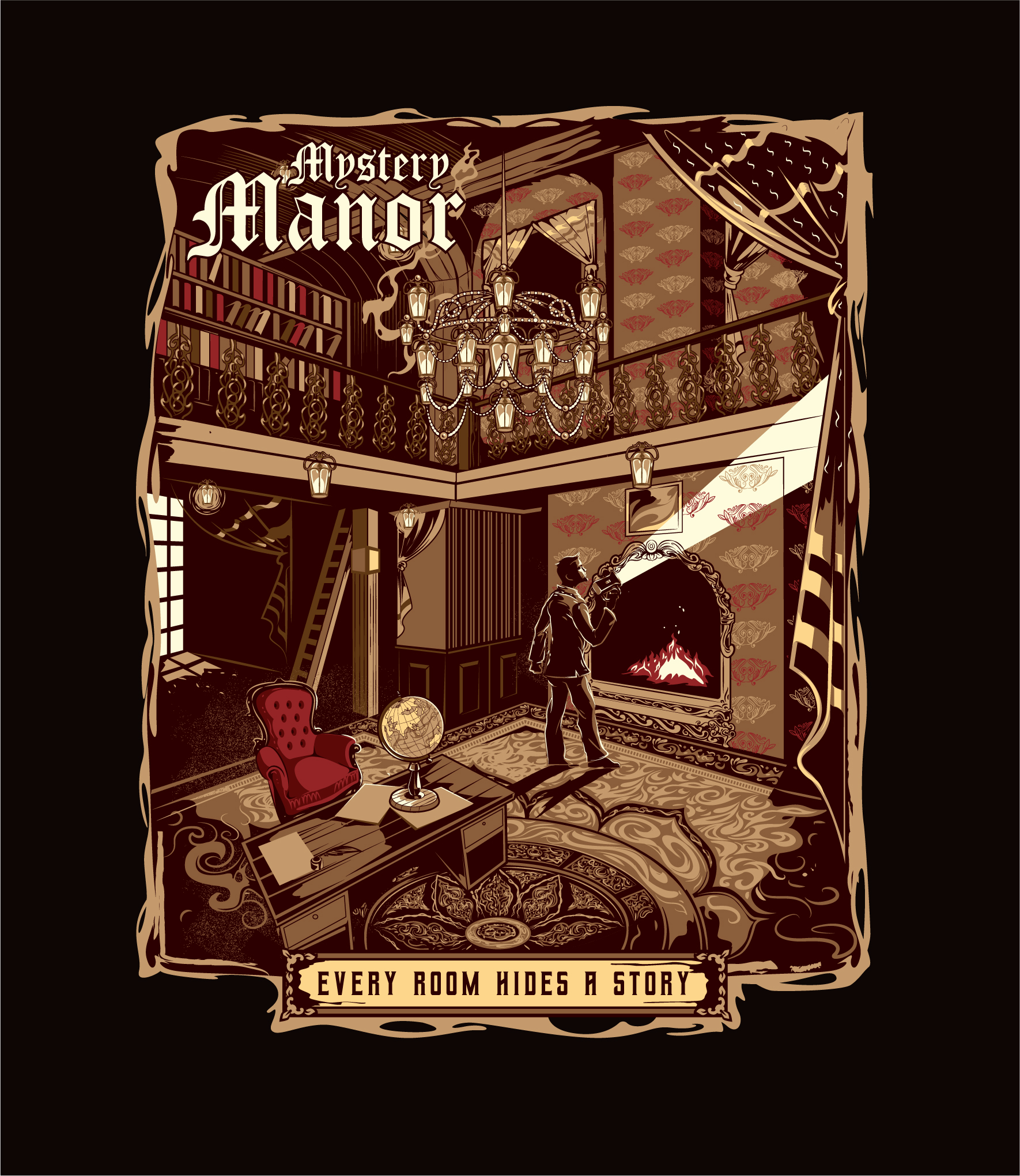T-Shirt-Design von ally designs für Trapped Escape Game | Design #34732818