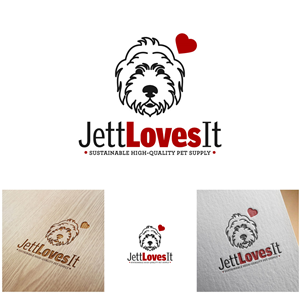 Logo Design by michellefrances for Jett Loves It | Design: #34597780
