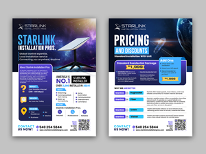 Flyer Design by debdesign for Starlink Installation Pros | Design: #34604586