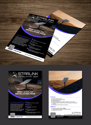 Flyer Design by websmartusa for Starlink Installation Pros | Design: #34607229