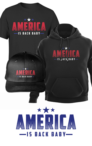 America Is Back Baby T-Shirt Brand
