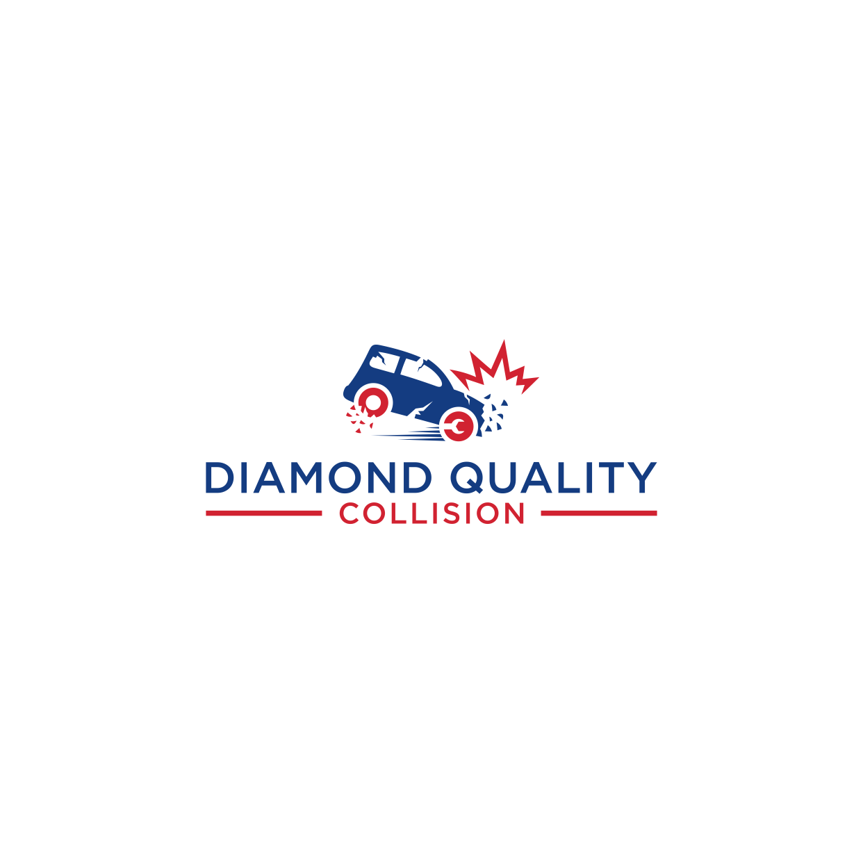 Logo Design by Kaze56 for Diamond Quality Collision | Design #34598004