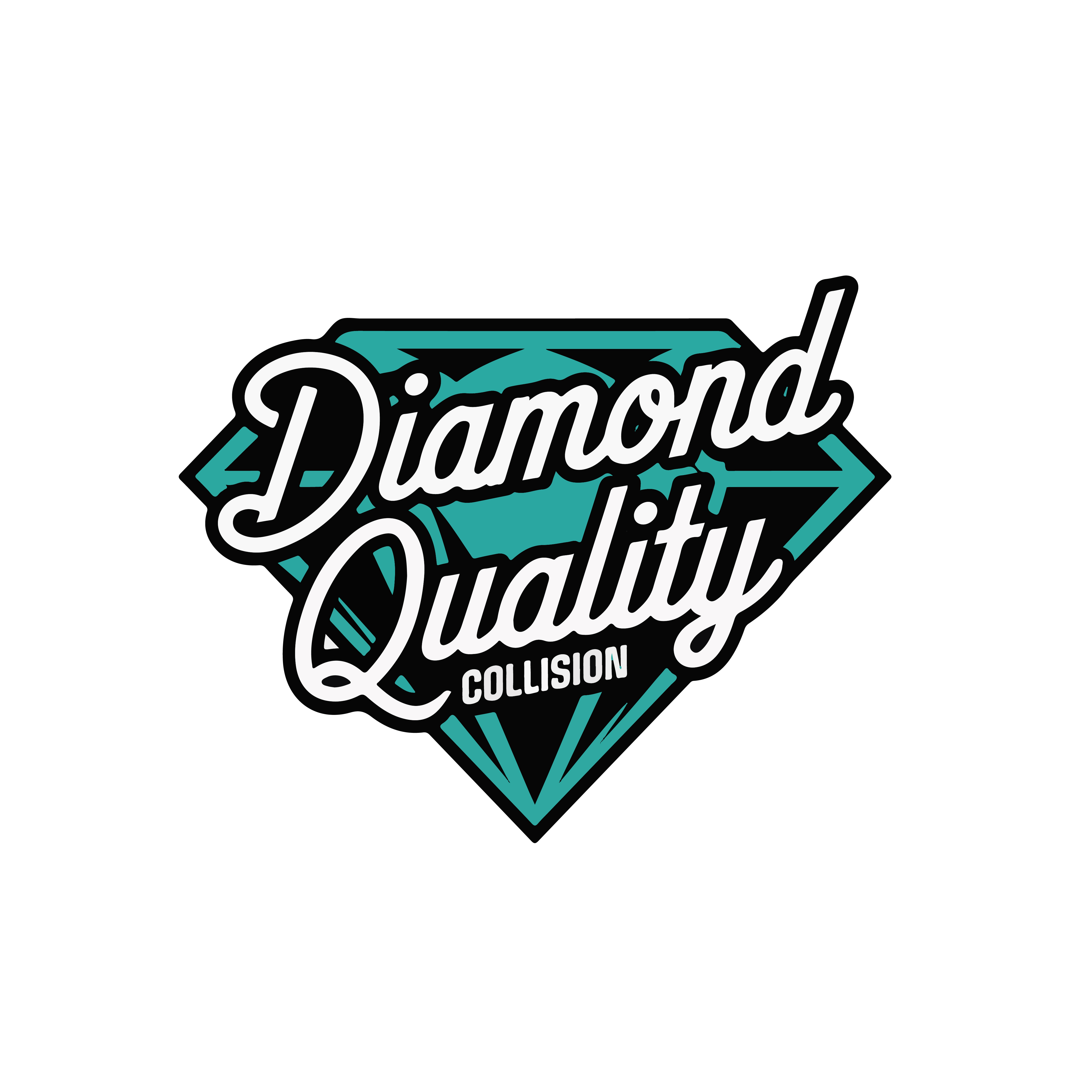 Logo Design by Shariqology for Diamond Quality Collision | Design #34596878