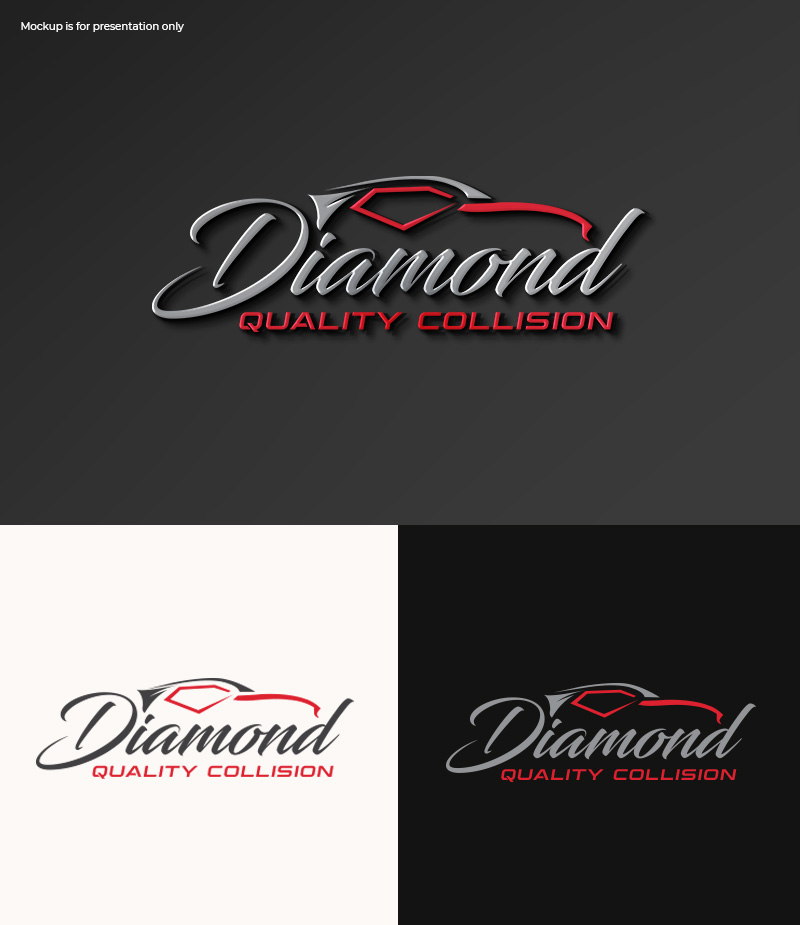Logo Design by M Art & Design for Diamond Quality Collision | Design #34595613