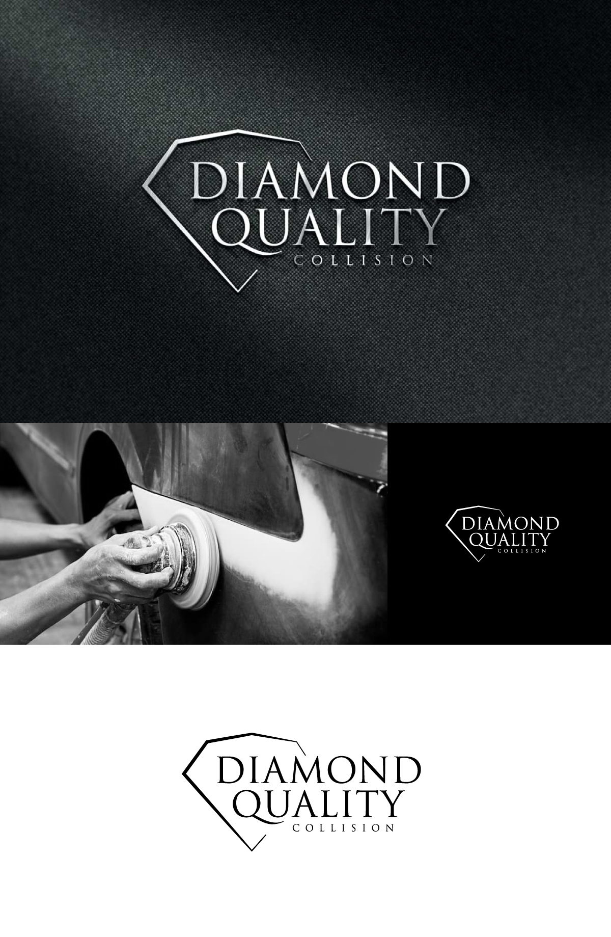 Logo Design by apik. for Diamond Quality Collision | Design #34600646