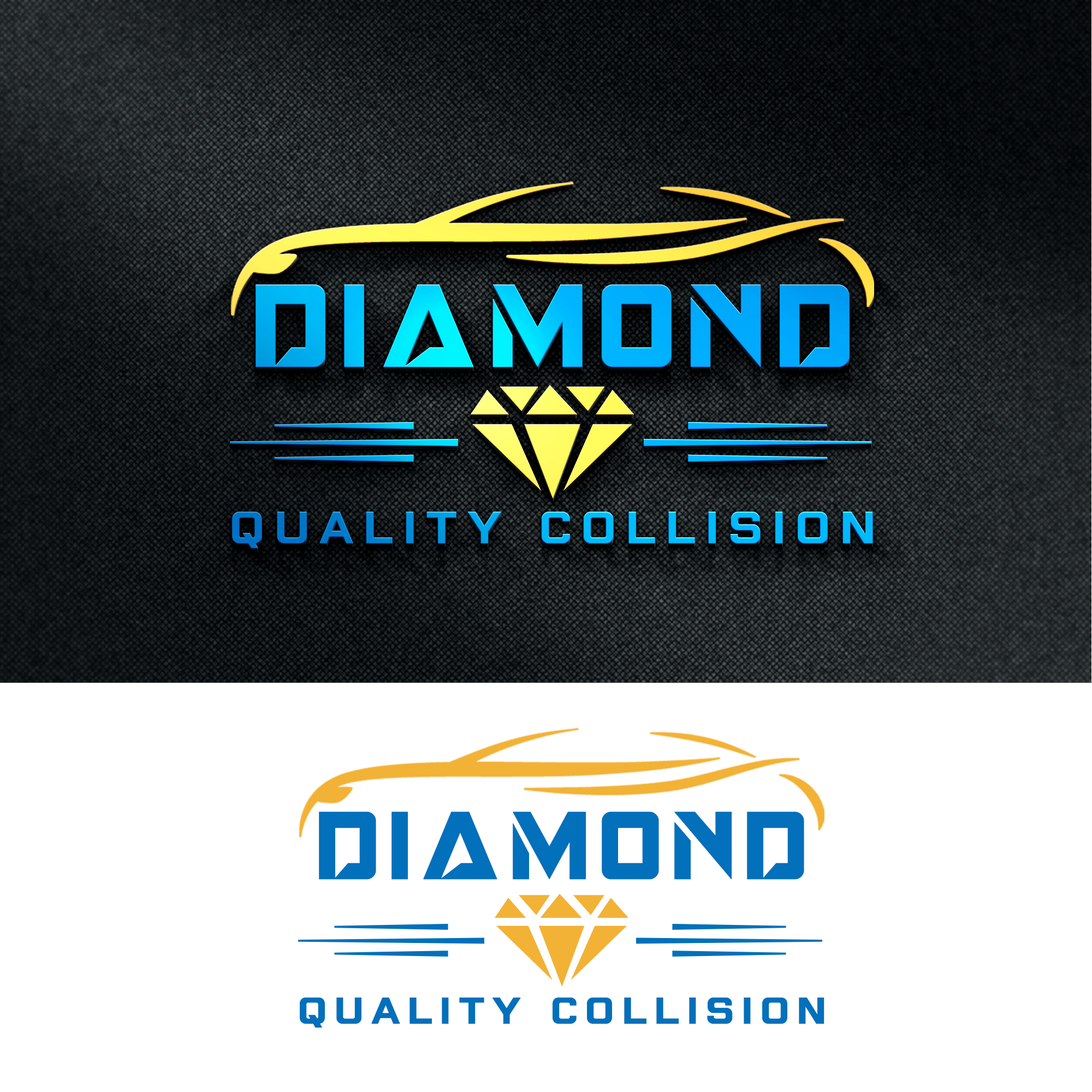 Diseño de Logo por mahfuz1450r para Diamond Quality Collision | Diseño #34639269