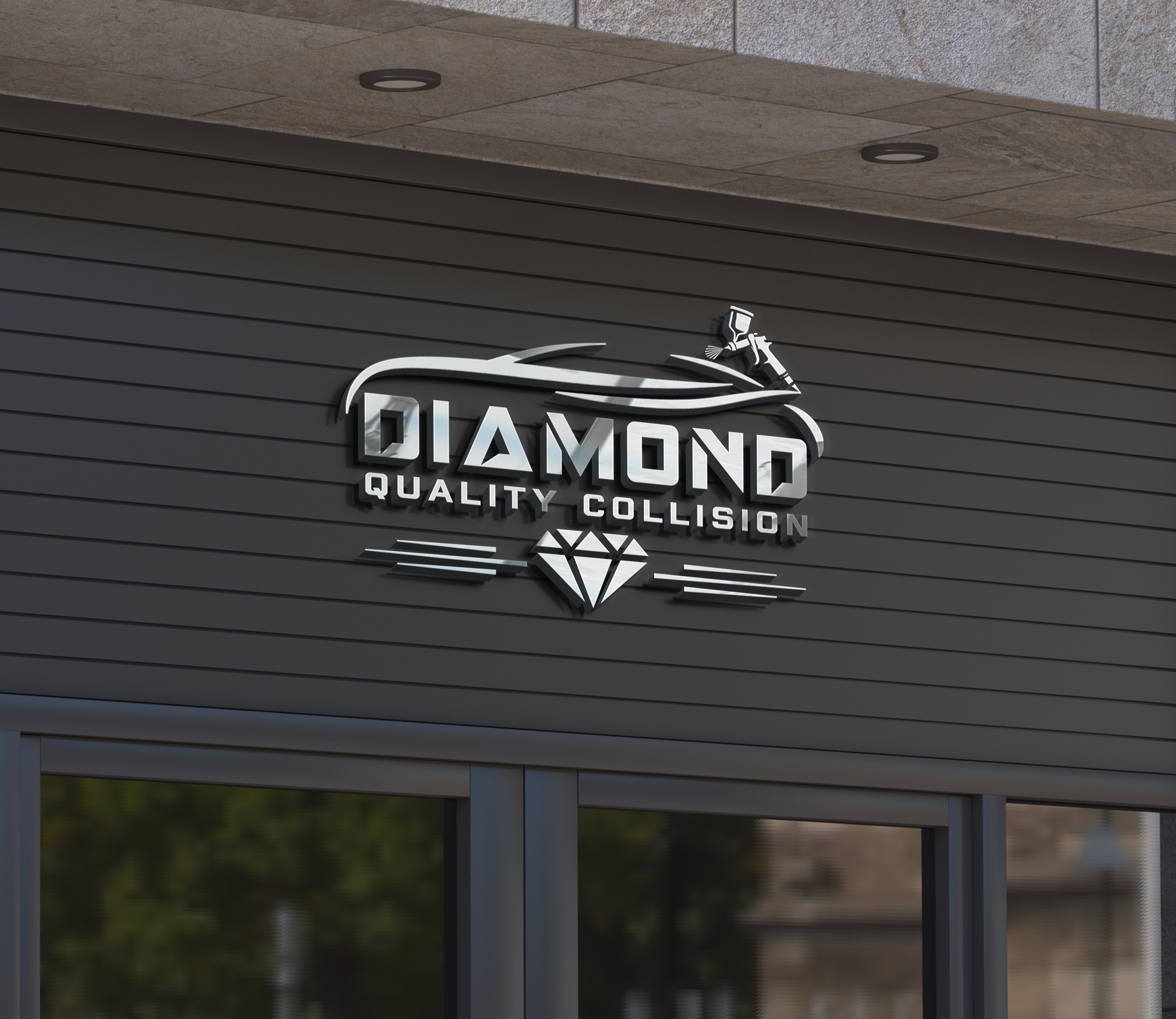 Logo Design by mahfuz1450r for Diamond Quality Collision | Design #34639753