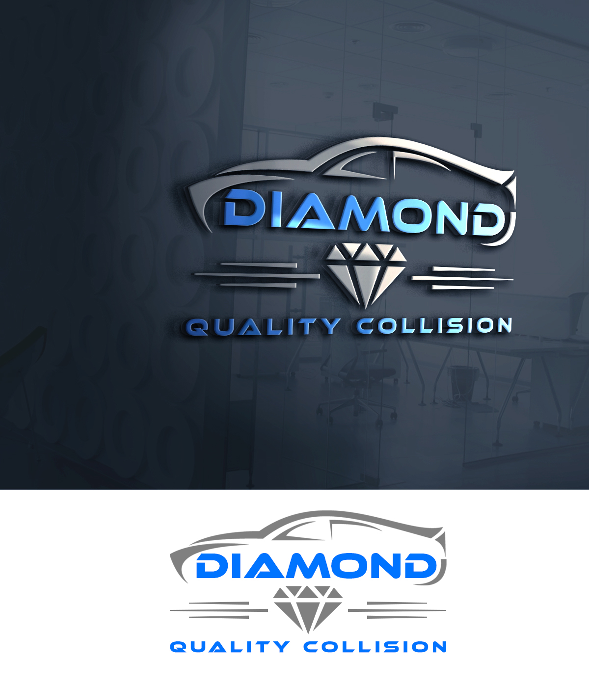 Logo Design by mahfuz1450r for Diamond Quality Collision | Design #34642995