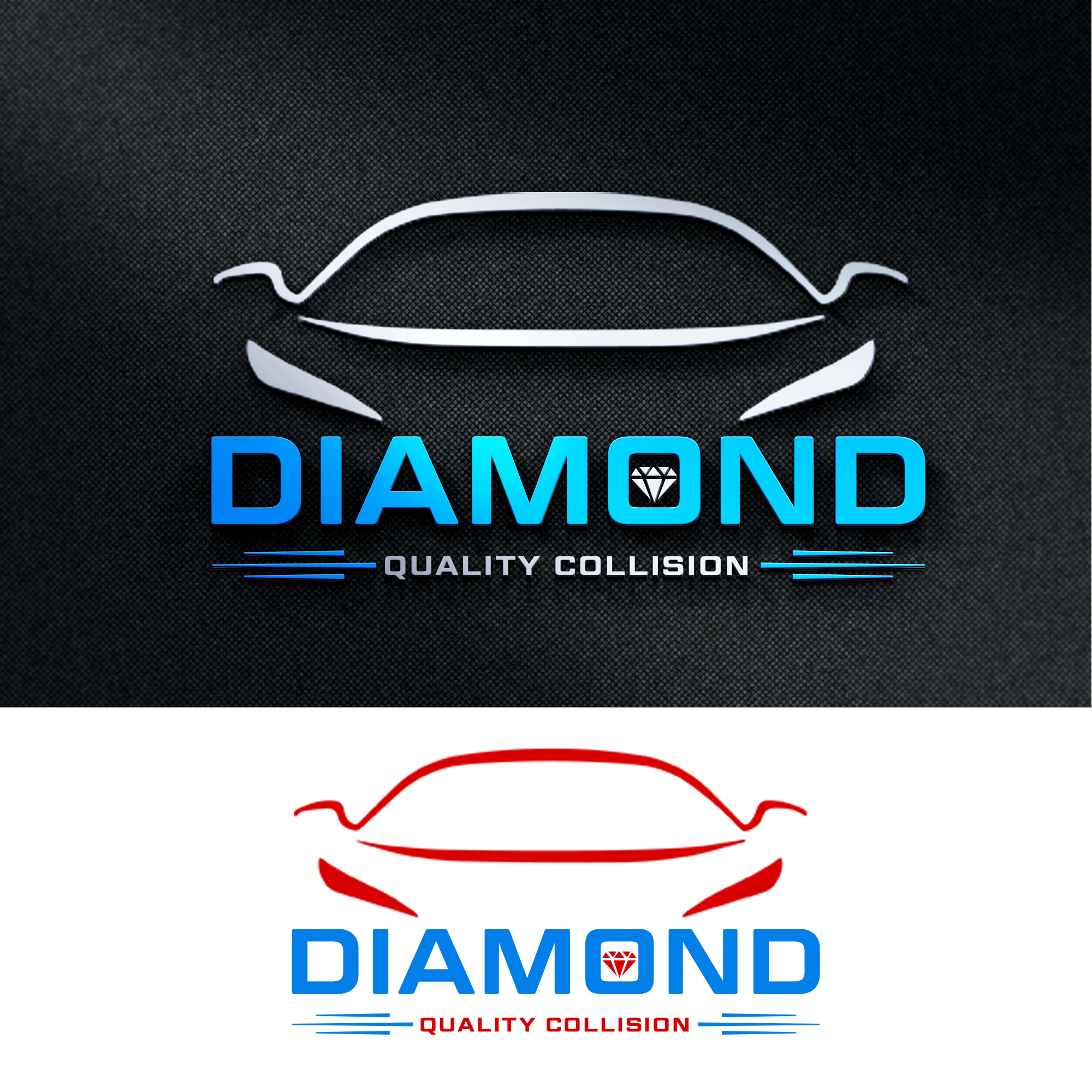 Logo Design by mahfuz1450r for Diamond Quality Collision | Design #34650419