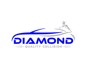 Logo Design by mahfuz1450r for Diamond Quality Collision | Design: #34891198