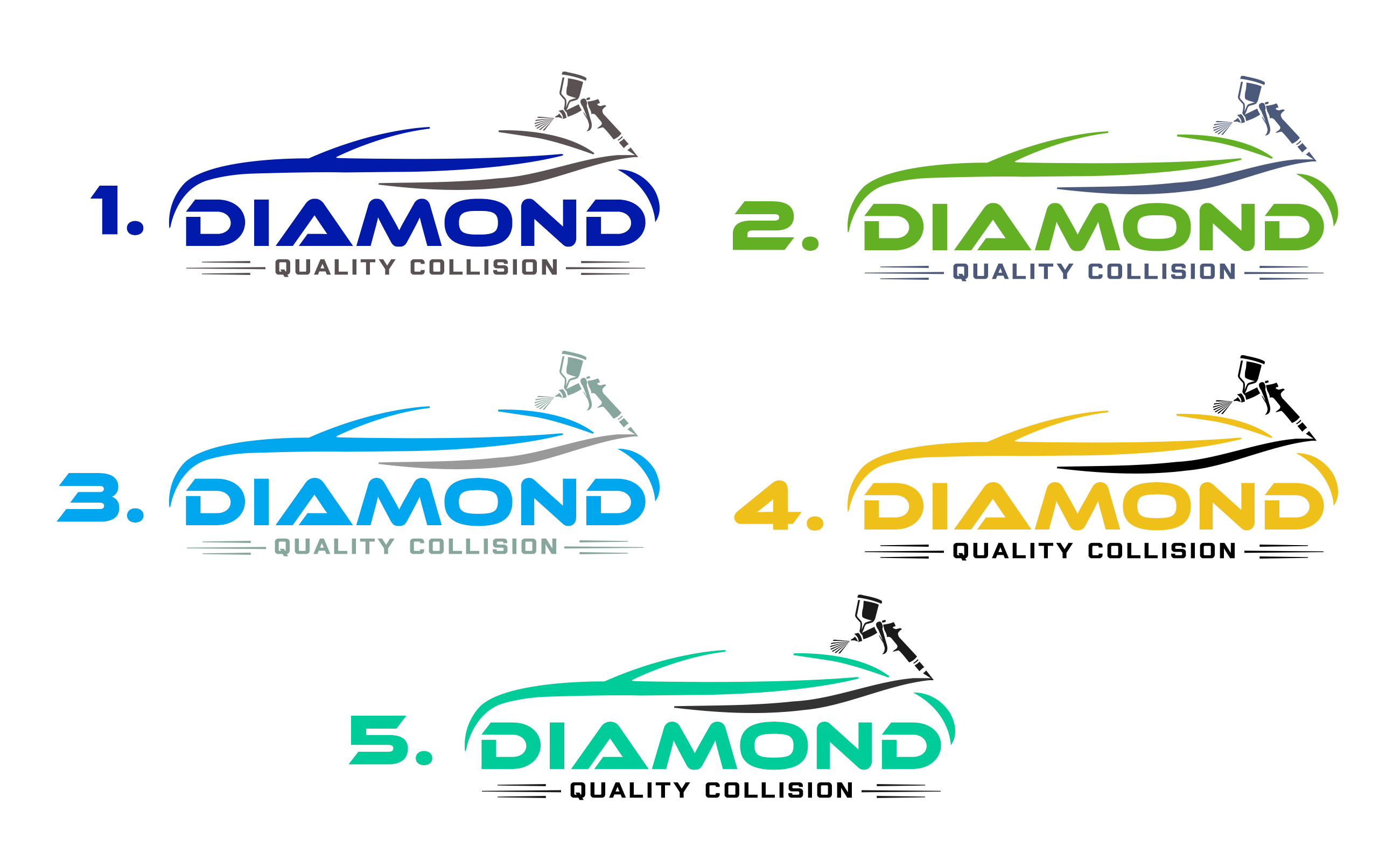 Logo Design by mahfuz1450r for Diamond Quality Collision | Design #34892064
