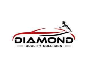 Logo Design by mahfuz1450r for Diamond Quality Collision | Design: #34969146