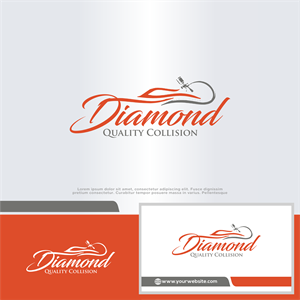Logo Design by win it for Diamond Quality Collision | Design: #34595680