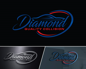 Logo Design by Atec for Diamond Quality Collision | Design: #34598616