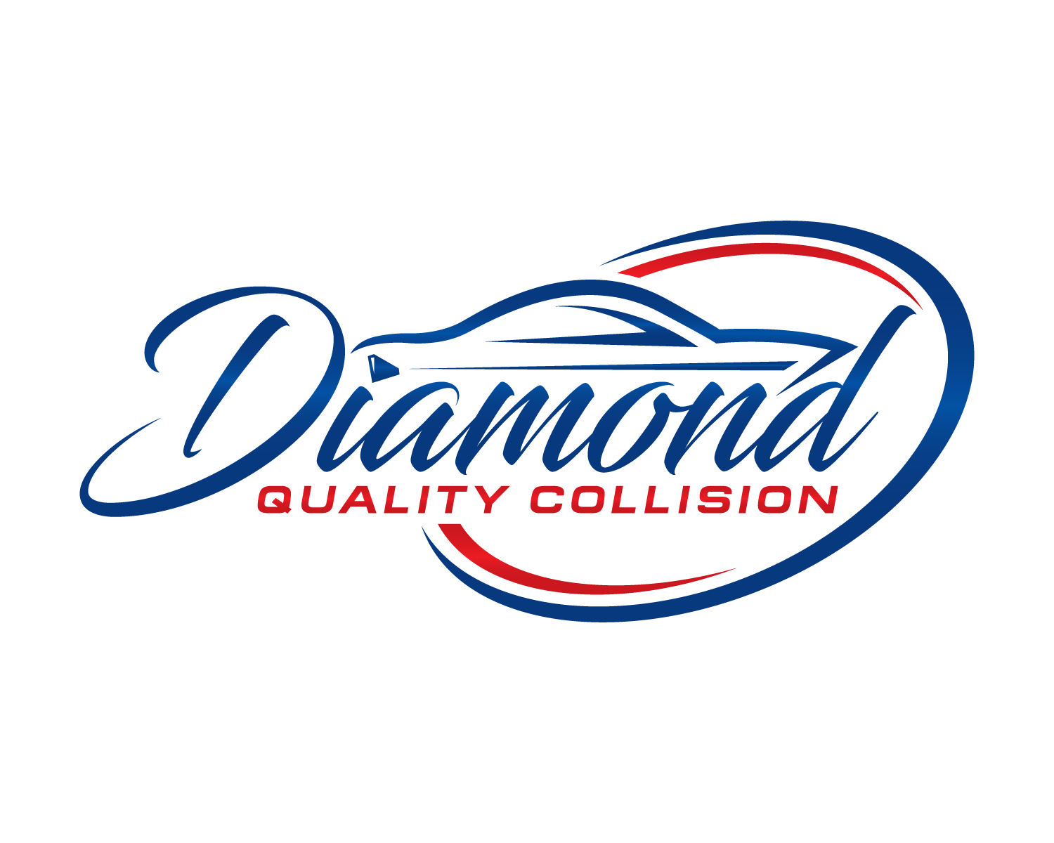 Logo Design by Atec for Diamond Quality Collision | Design #34598617